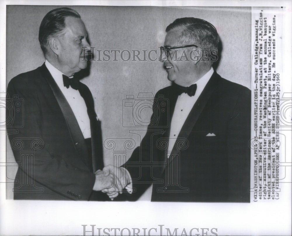 1960 New York Times Mgr Editor Turner Gatle-Historic Images