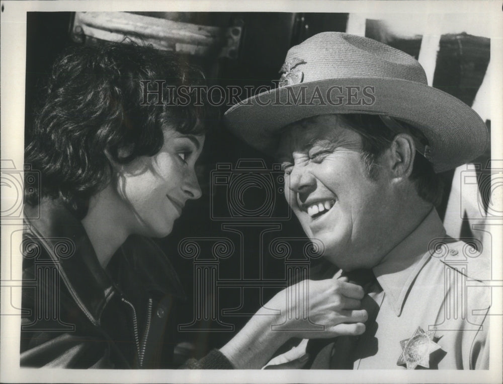 1979 Annie Potts &amp; Billy Carter CBS TV - Historic Images
