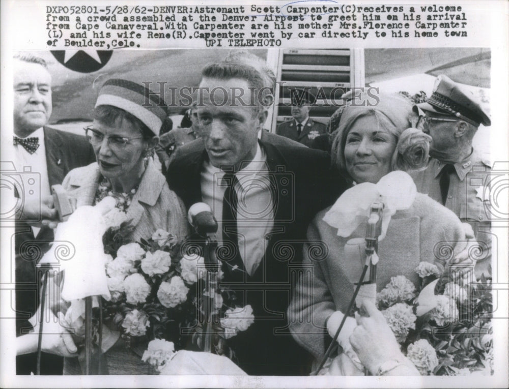 1962 Astronaut Scott Carpenter Denver Cape - Historic Images