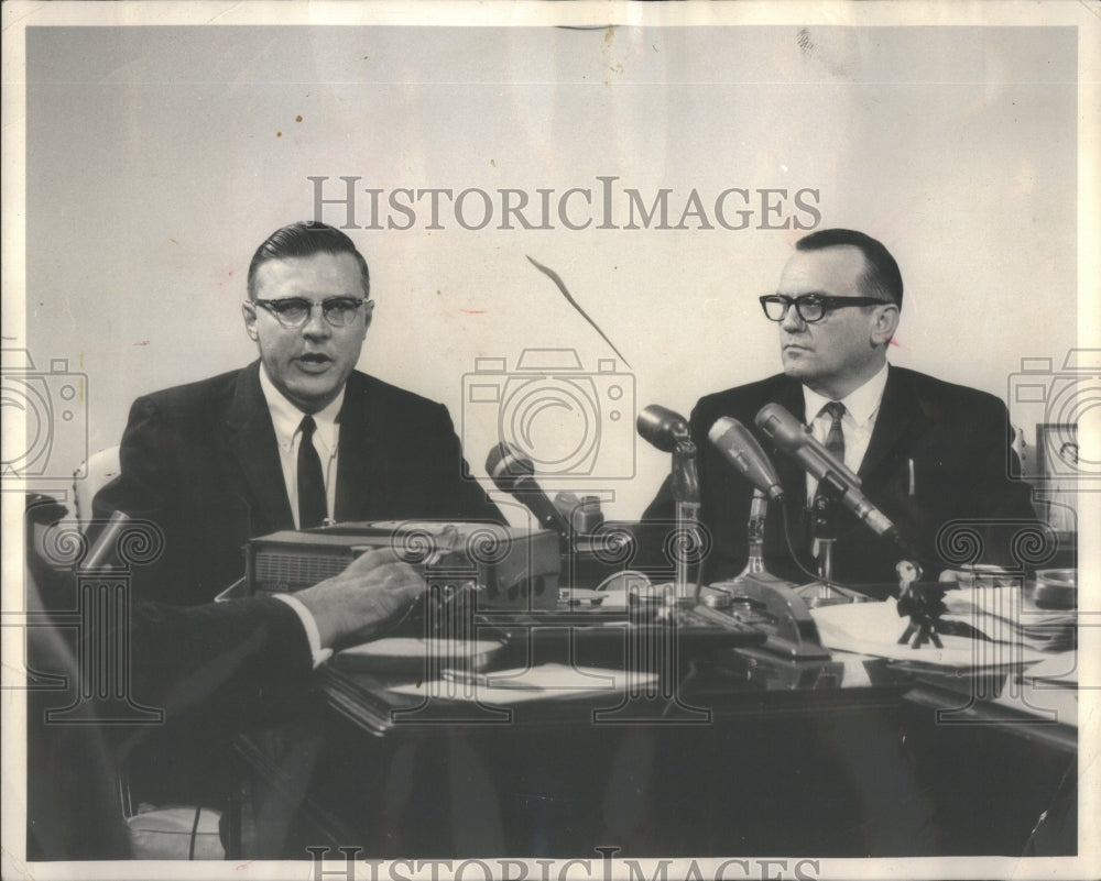 1965 Arthur Bilek Edmond Kuharski Sheriff - Historic Images