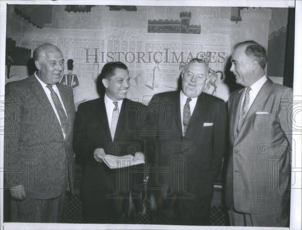 1957 James Hoffa bandwagon Sidney Brennan - Historic Images