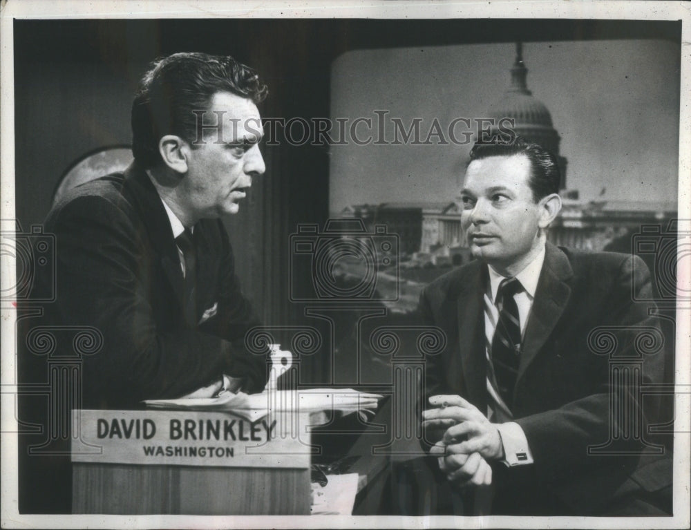 1958 NBC News Chet Huntley David Brinkley - Historic Images