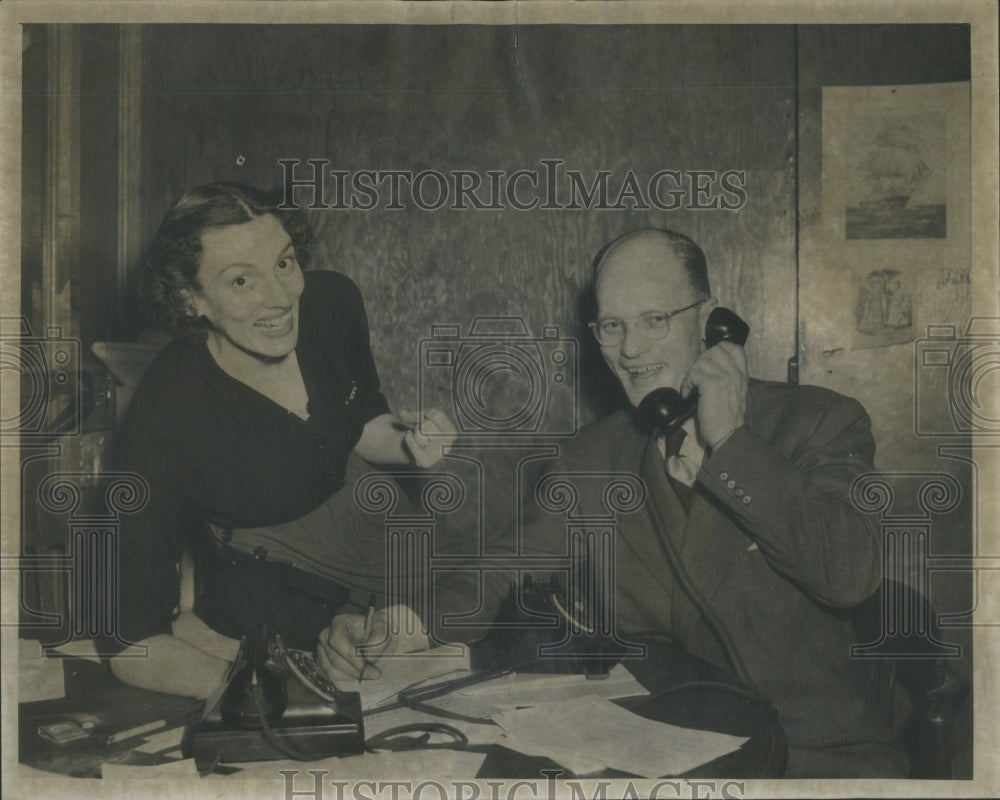 1951 Ald & Mrs. Roberts Bremer Illinois - Historic Images