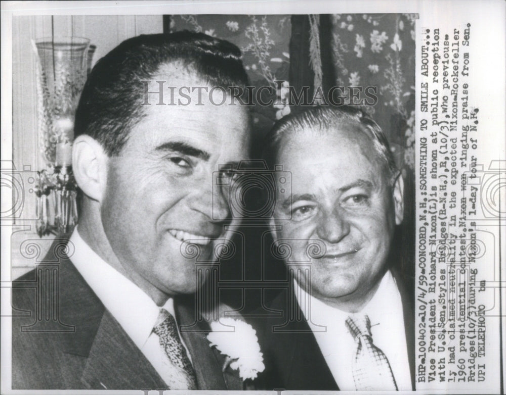 1959 Vice President Richard Nixon Bridges-Historic Images