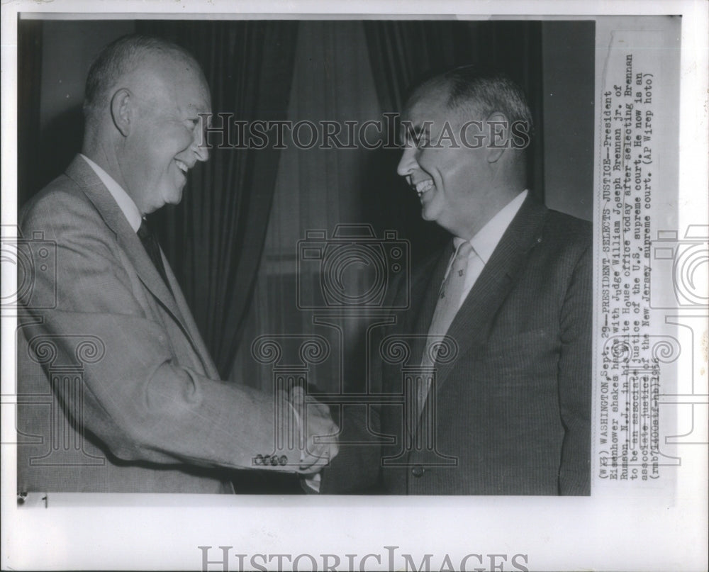 1956 Press Photo President Eisenhower Selects Assistant- RSA54441 - Historic Images