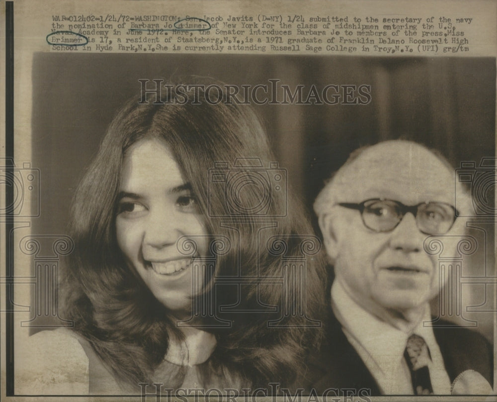 1974, Senator Jocob Javita Barbara Drimmer - RSA54453 - Historic Images