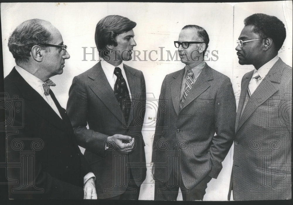 1978 Edward Levi James Roge David S. Broder - Historic Images