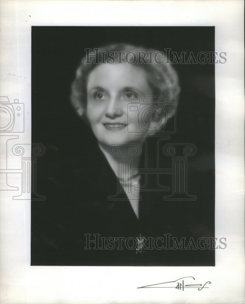 1951 Mrs Vilas Johnson Orphans Founder Lake - Historic Images
