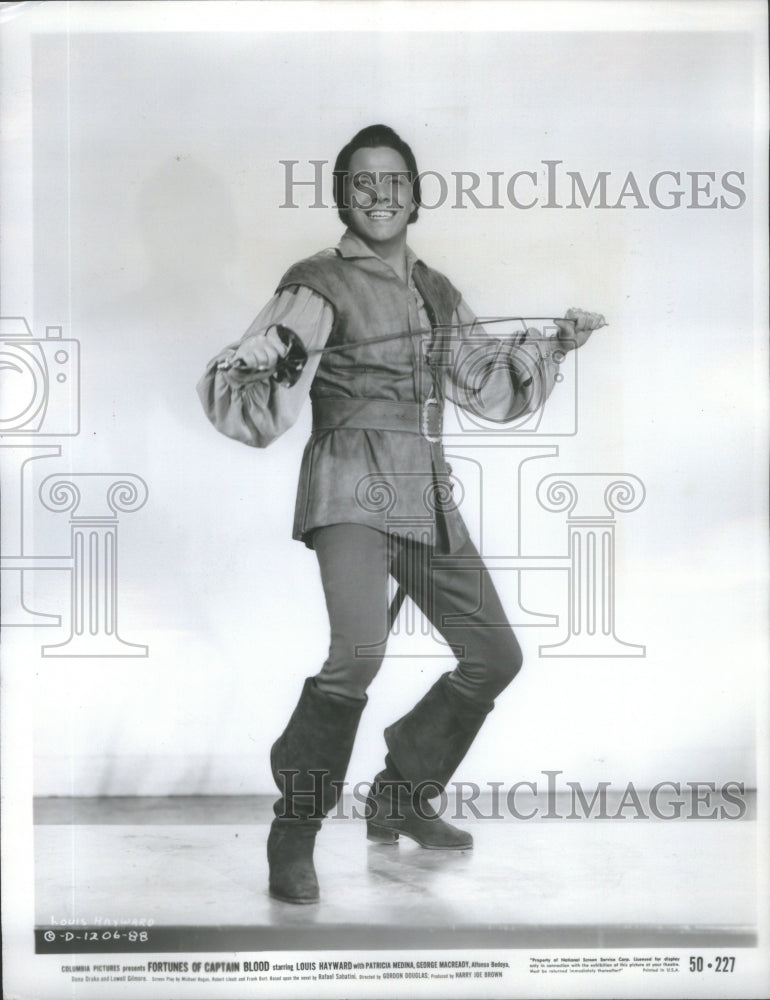 1950 Press Photo Louis Hayward British Film Actor- RSA54991 - Historic Images