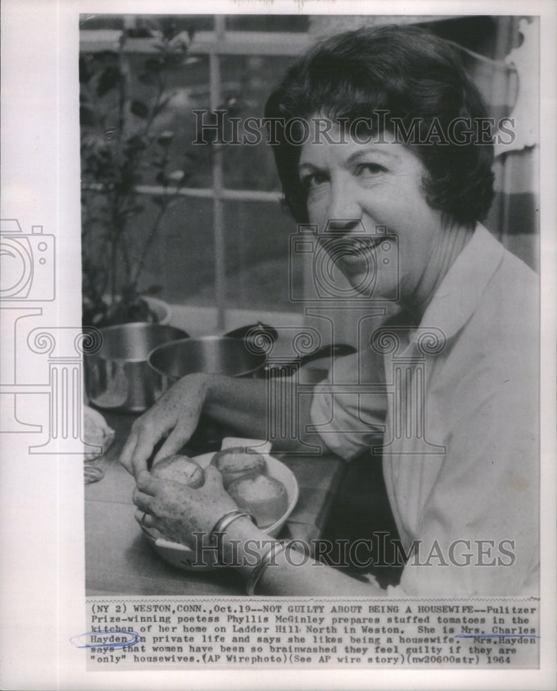 1964 Phyllis McGinely  Mrs Charles Hayden - Historic Images