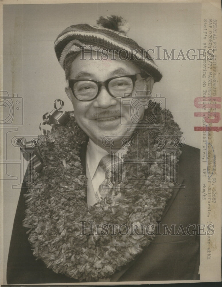 1977 Samuel Hayakawa Senator Politician-Historic Images