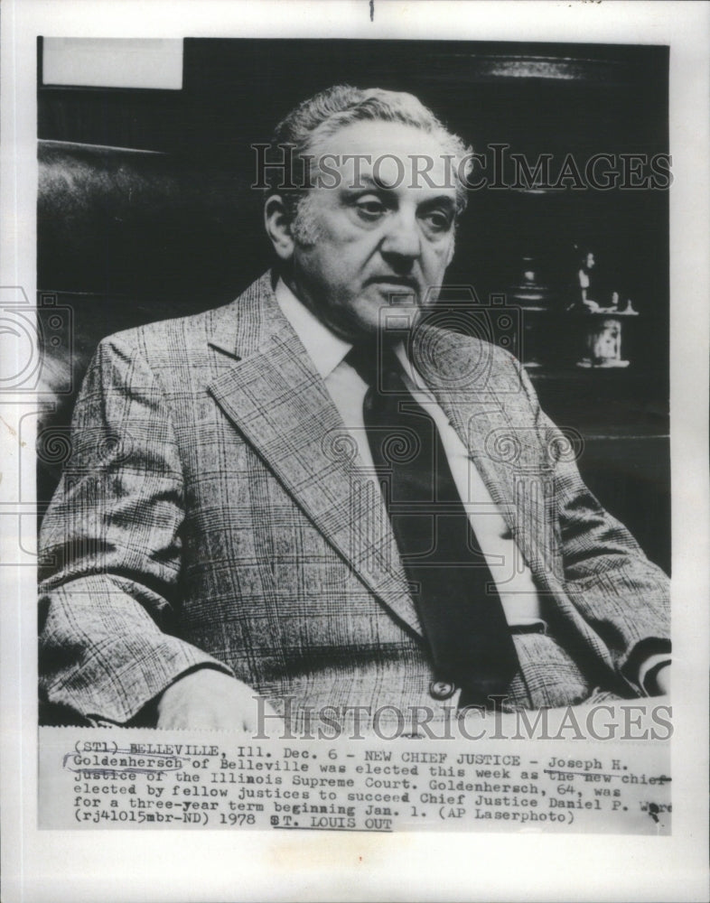 1978 Joseph Goldenhersch Belleville Justice-Historic Images