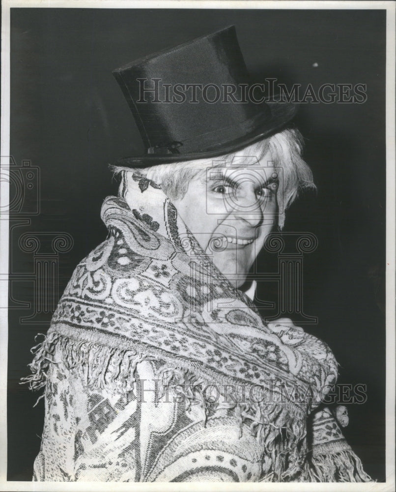 1967 Actor James Harder Clowning His Way - Historic Images