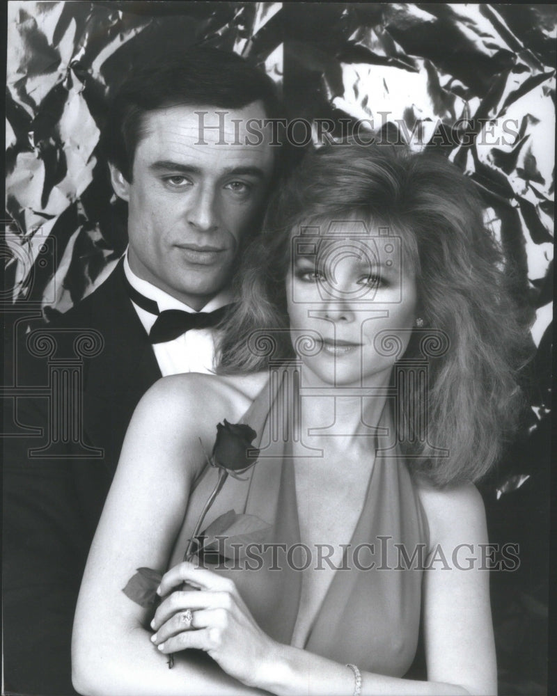 1987 Lisa Hartman Joe Penny TV Actors - Historic Images