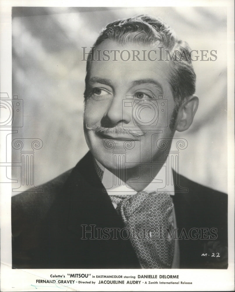 1958 Fernand Gravey Movie Actor-Historic Images