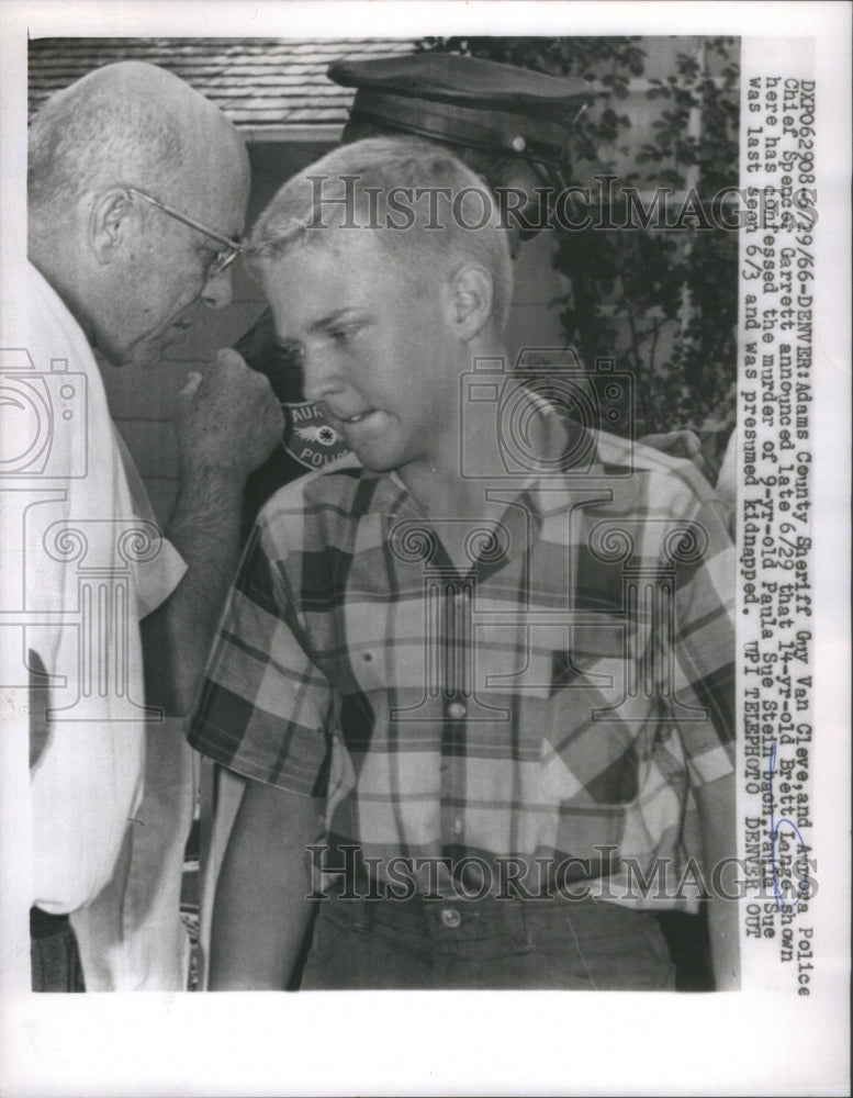 1966 Adams County Sheriff Guy Van Clave - Historic Images