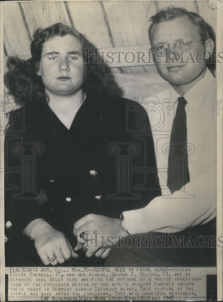 1947 Louise Overall finance George Gollum - Historic Images