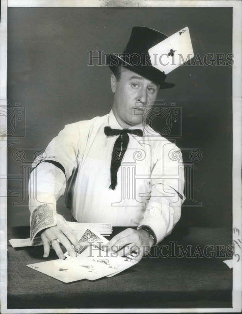 1958 Press Photo George Gobel star comedian scene play - Historic Images