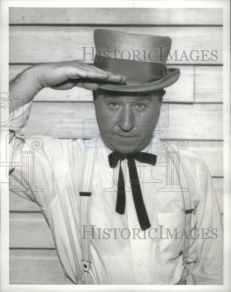 1960 Press Photo George Gobel guests Tennessee wagon- RSA56577 - Historic Images