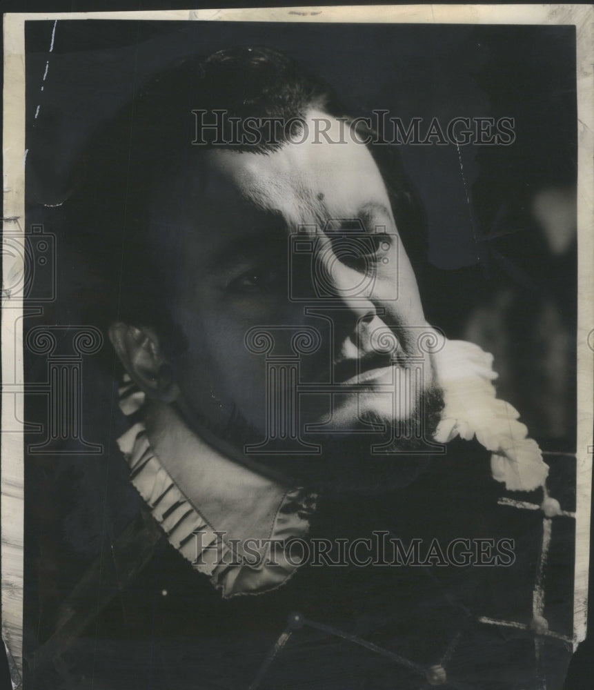 1960 Press Photo Tito Gobbi Italian Operatic Baritone- RSA56593 - Historic Images