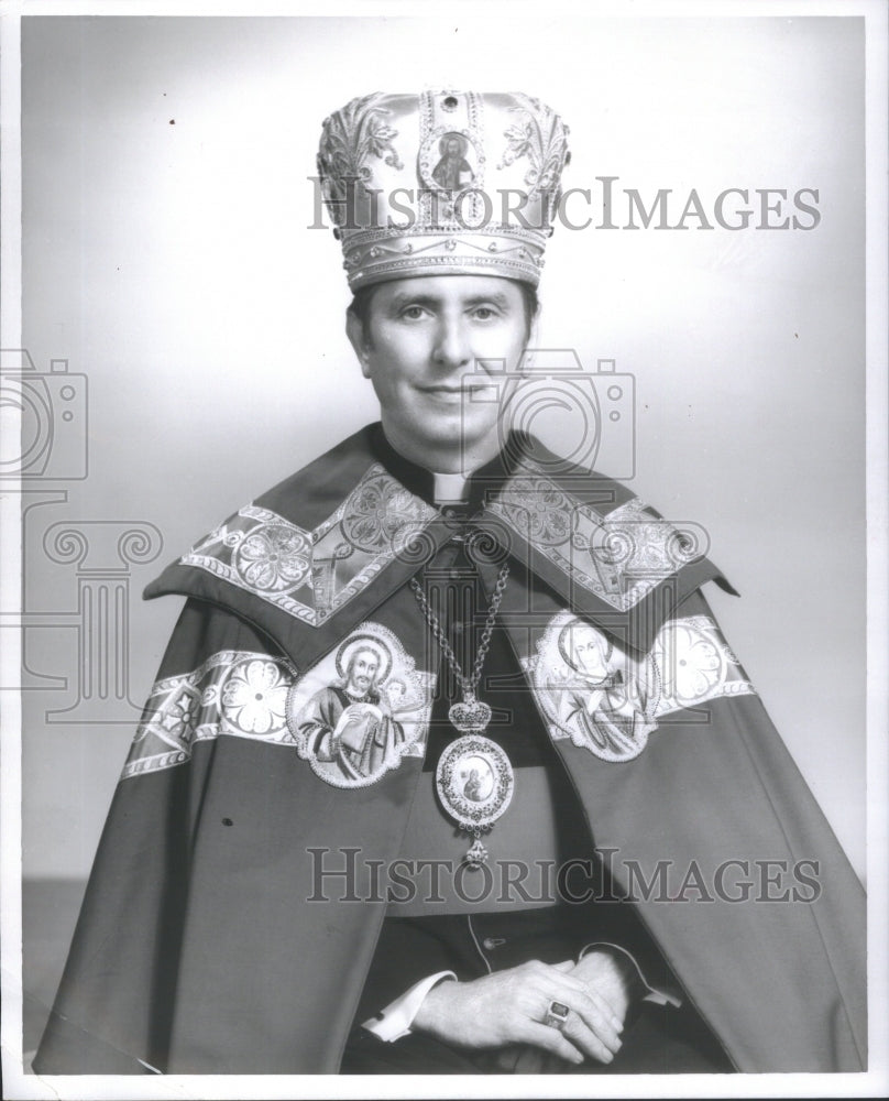 1980 Press Photo Ukrainian Bishop Jaroslav Gabro - Historic Images