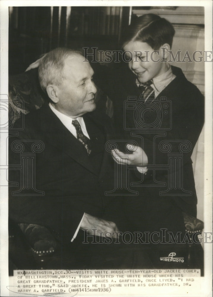 1936 Press Photo White House Jackie Comer Williamstown- RSA56959 - Historic Images