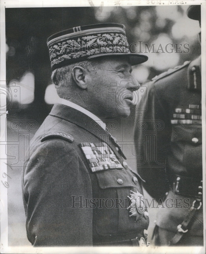 1939 Gen Marie Gustave Gamelin Germany army - Historic Images