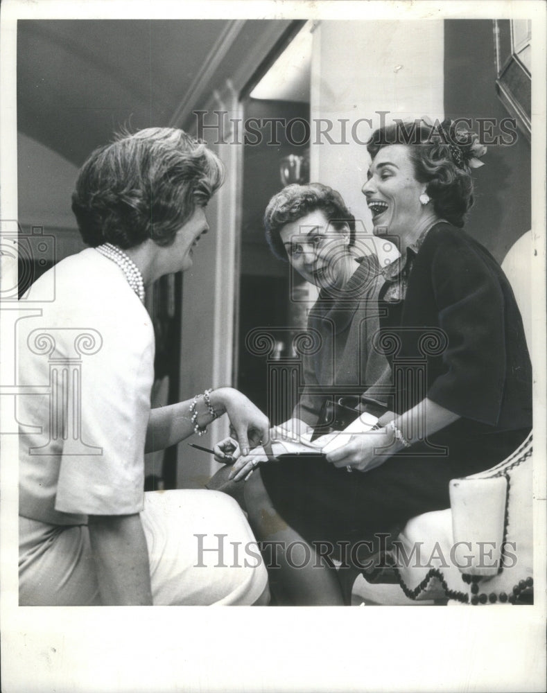 1963 Louise Langelier lecture benefit Allendale School for Boys - Historic Images