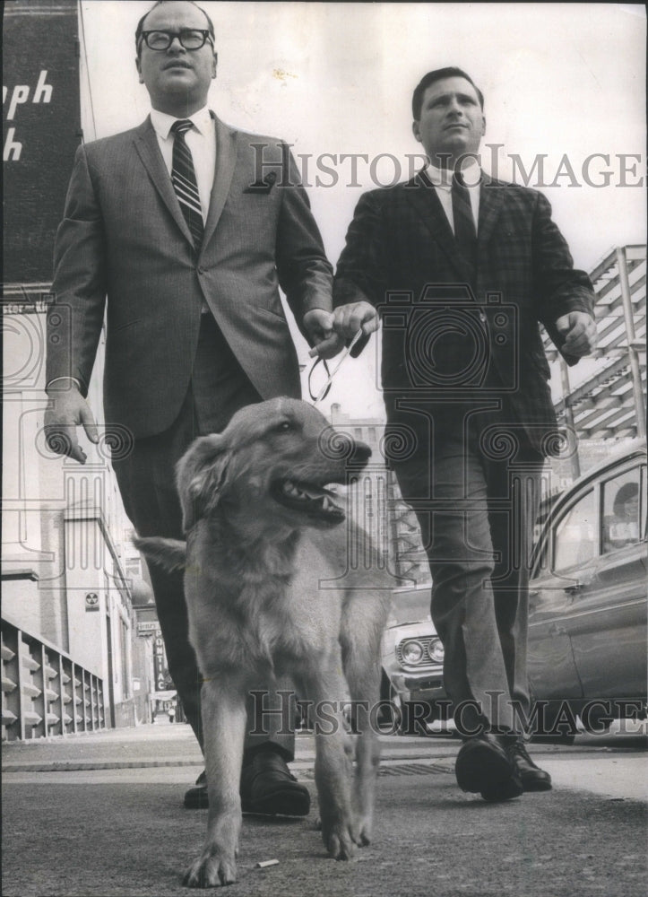 1967 Harlan Langer Irwin Brill Brandy dog - Historic Images