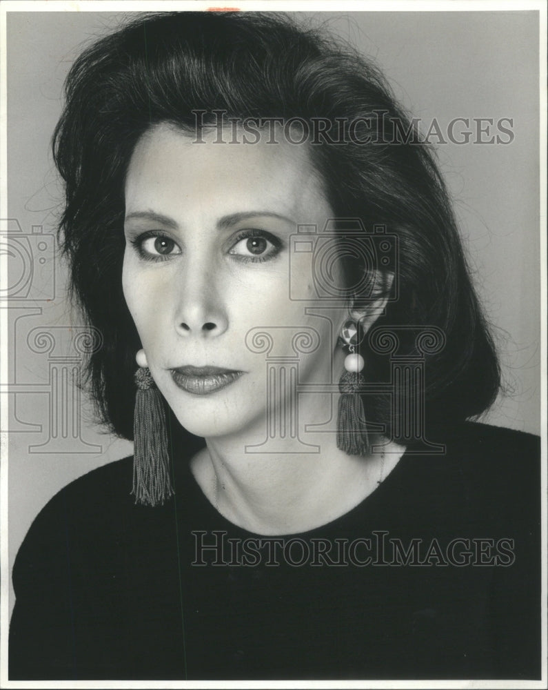 1987 Press Photo Susan Glick fashion director apparel - Historic Images