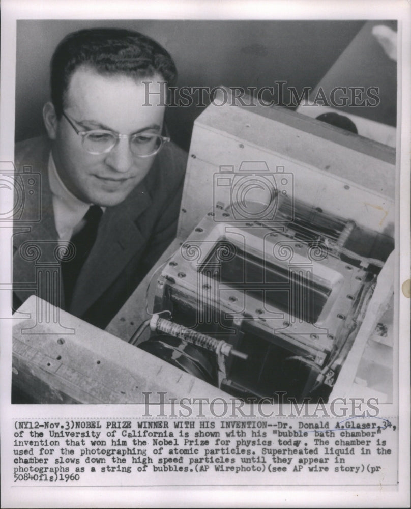 1960 Dr Donald Glaser California Bubble Bath - Historic Images