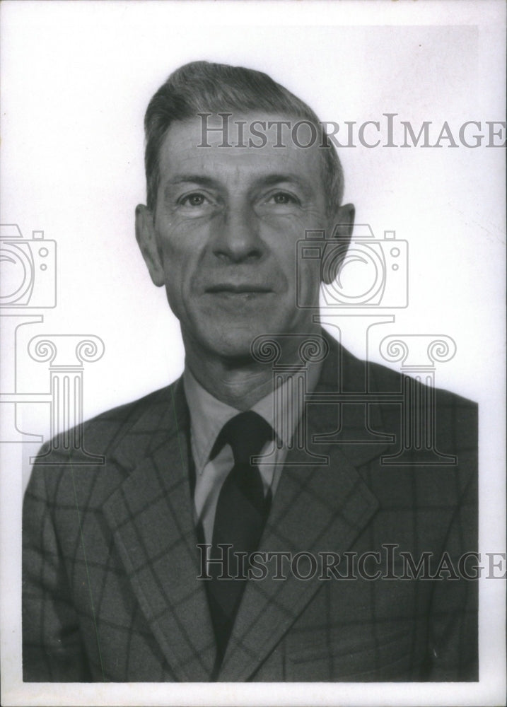 1971 Edward Glancy athletic director Illinois Institute technology - Historic Images