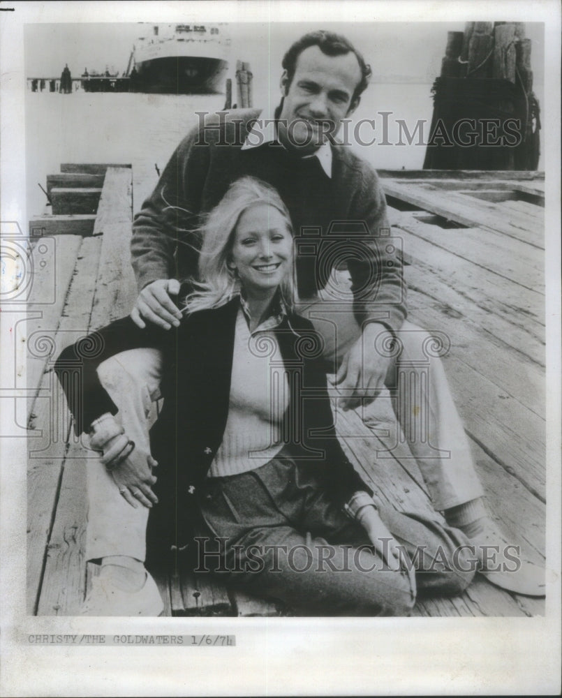 1974 Press Photo Barry Goldwater Jr American Politician - Historic Images