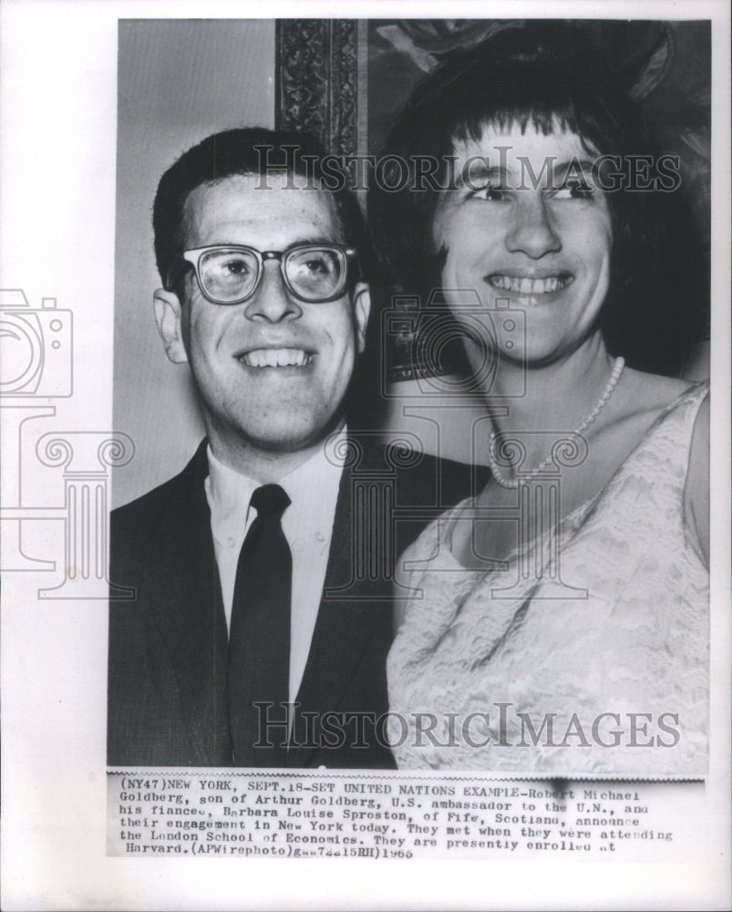 1966 Robert Micheal Goldberg son Arthur US Ambassador UN-Historic Images