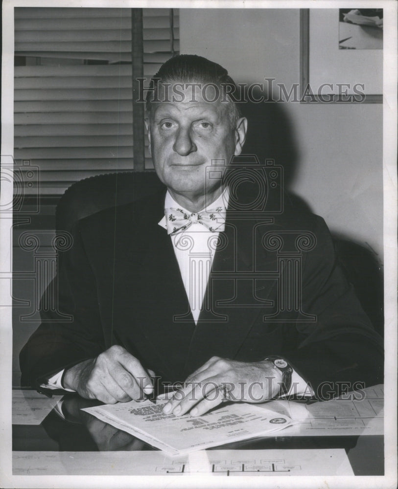 1951 Clarence Frederick Chairman Council - Historic Images