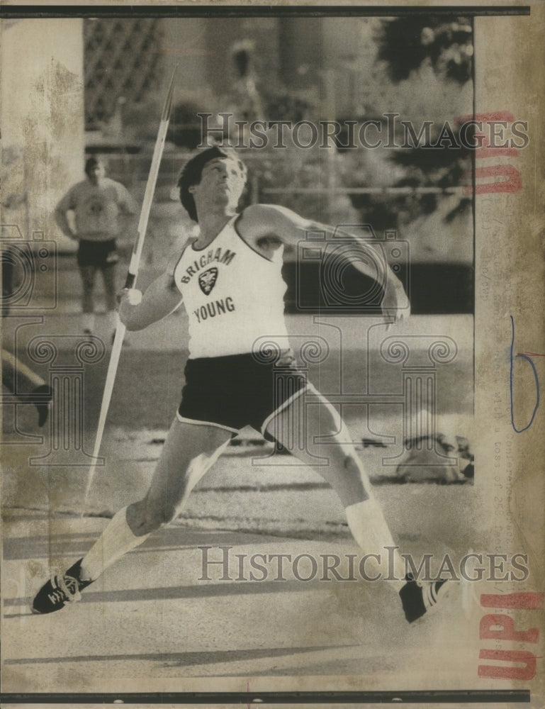 1976 Person Throwing Javelin - Historic Images