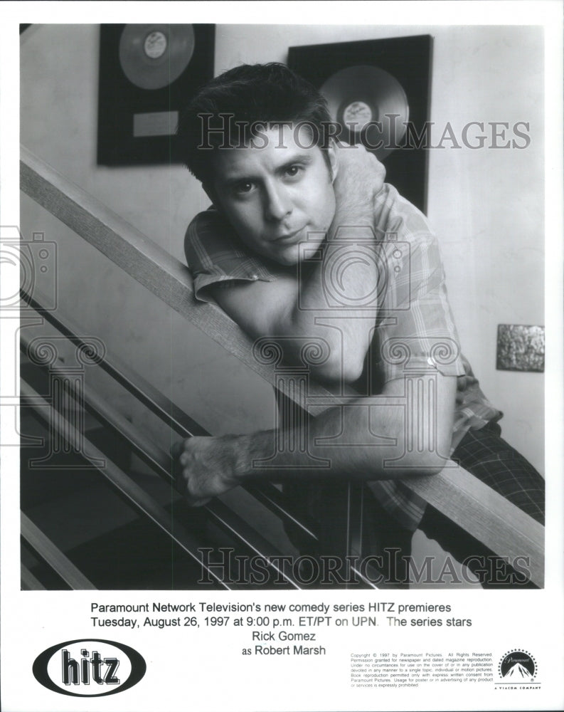 1997 Press Photo Rick Gomez Stars in Hitz - Historic Images