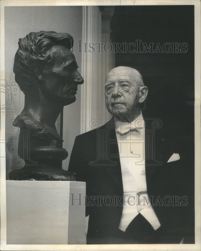 1965 Press Photo Rudolph Ganz at Lincoln Academy - Historic Images