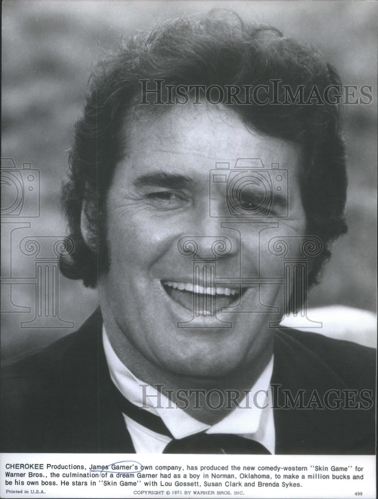 1971 James Garner Actor Skin Game Producer - Historic Images