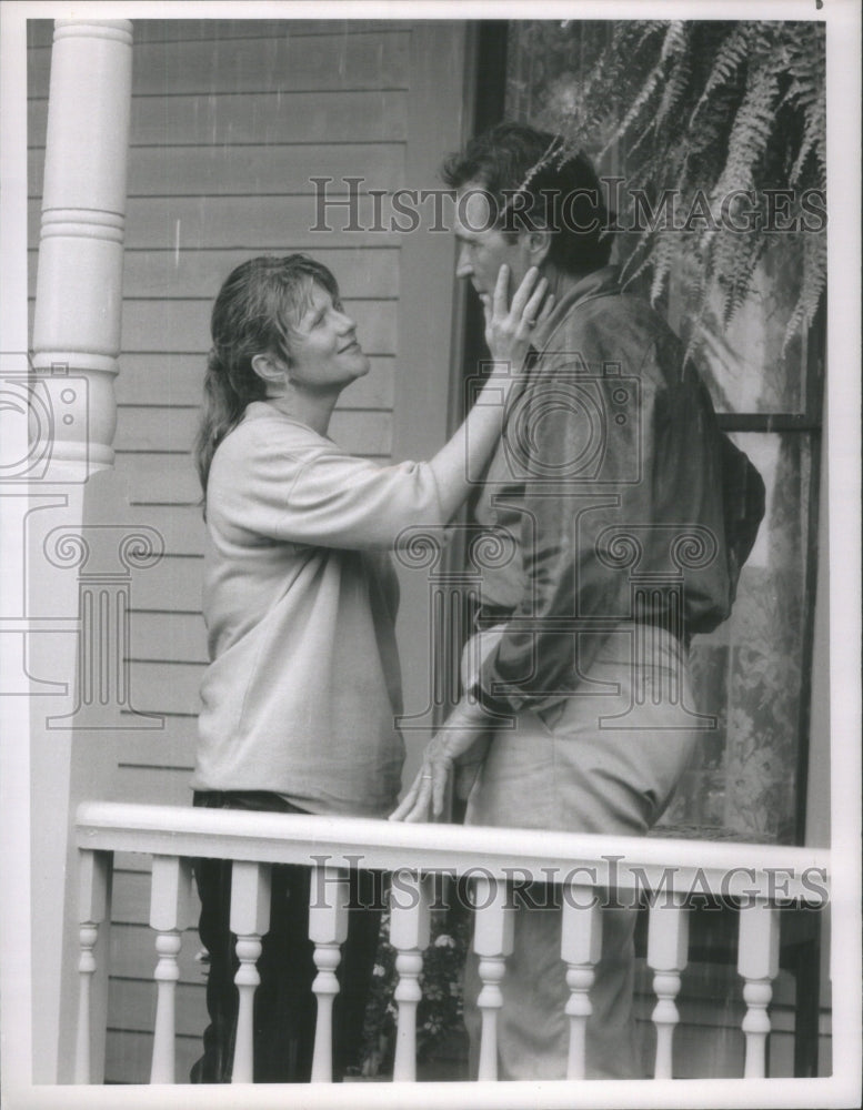 1990 Press Photo James Garner Judith Ivey Decoration Day- RSA59091-Historic Images