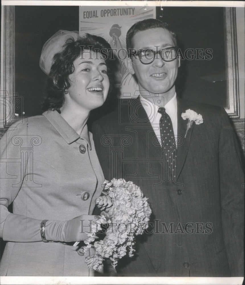 1969 Press Photo Wedding Of Mr And Mrs Alan Ganz- RSA59235 - Historic Images