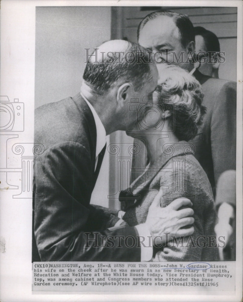 1965 Gardner Health Education Secretary - Historic Images