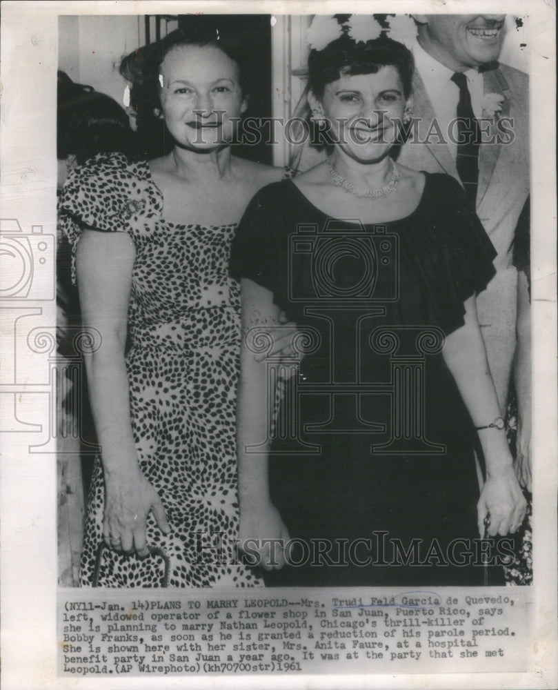 1961 Press Photo Trudi Feld Garcia De Quevedo San Juan Puerto Rico- RSA59333 - Historic Images