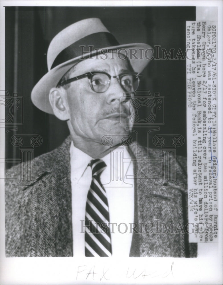 1961 Judge Henry Grayen Burnice Geiger Wallace - Historic Images