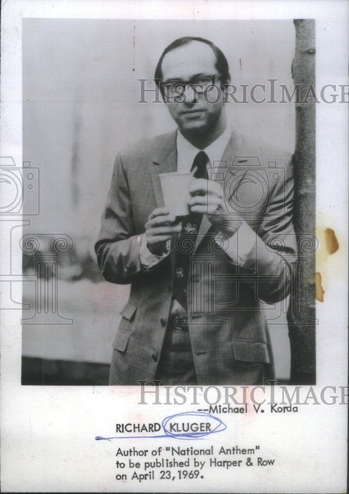 1969 Richard Kluger Author National Anthem-Historic Images