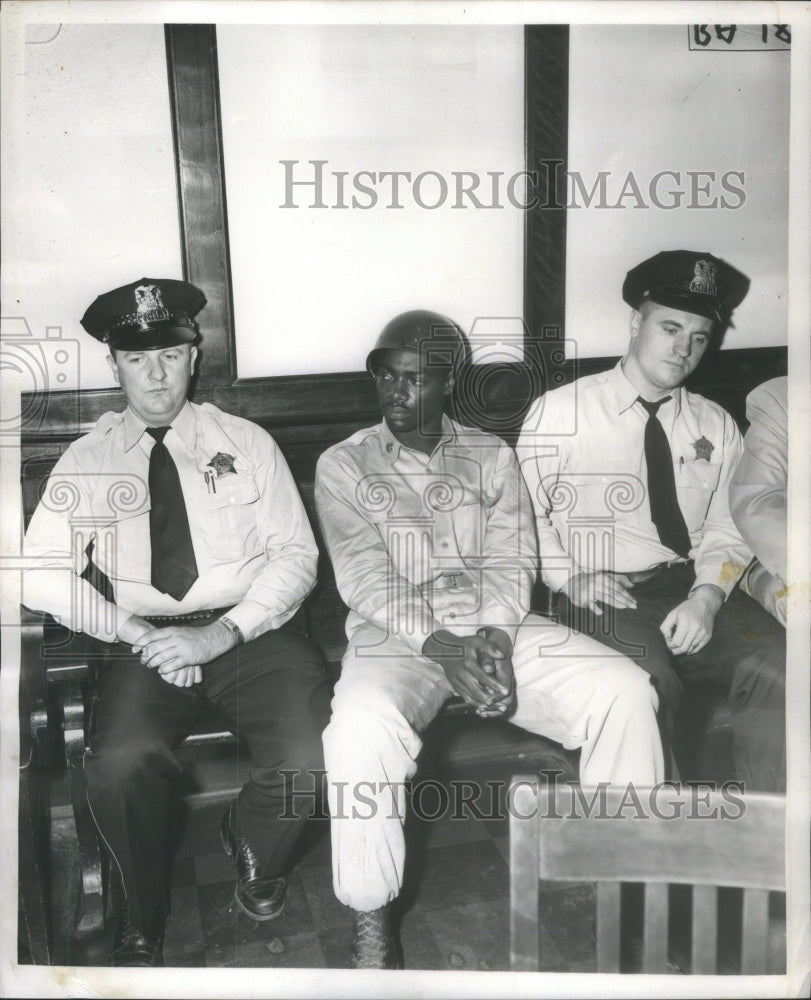 1955 Patrolman Arthur Kloosterman Henry Matthews Detroit-Historic Images
