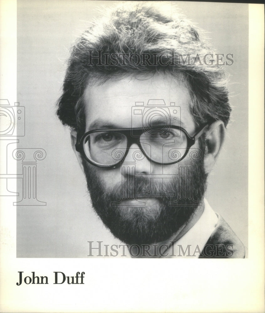 1981 Author John Duff anti drug Pro books credibility agreement-Historic Images