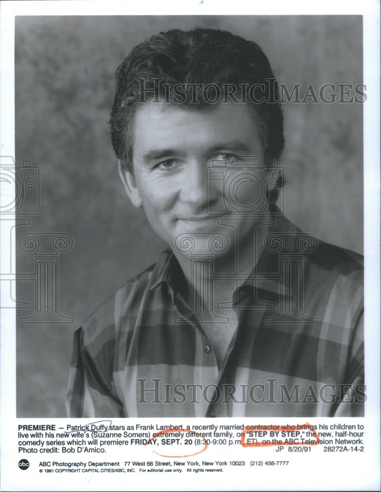 1991 Actor Patrick Duffy In ABC Television Show &quot;Step By Step&quot; - Historic Images