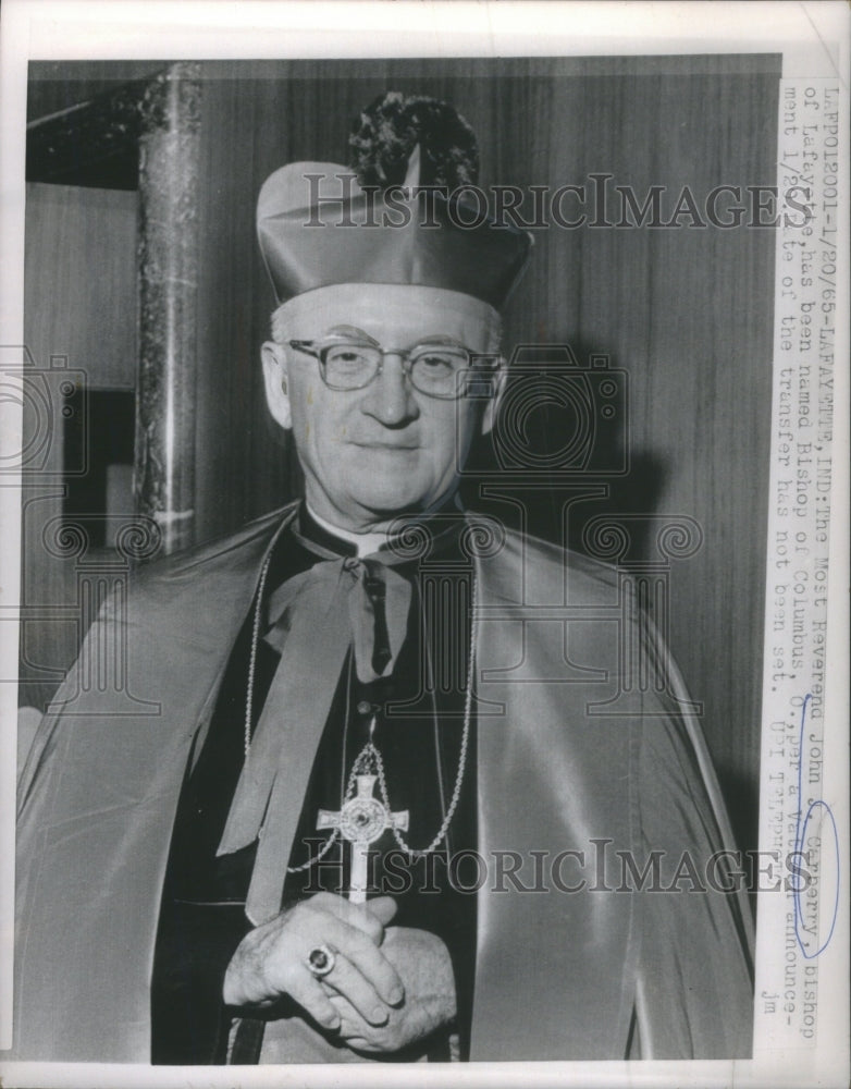 1965 John Cranberry bishop Lafayette Bishop - Historic Images