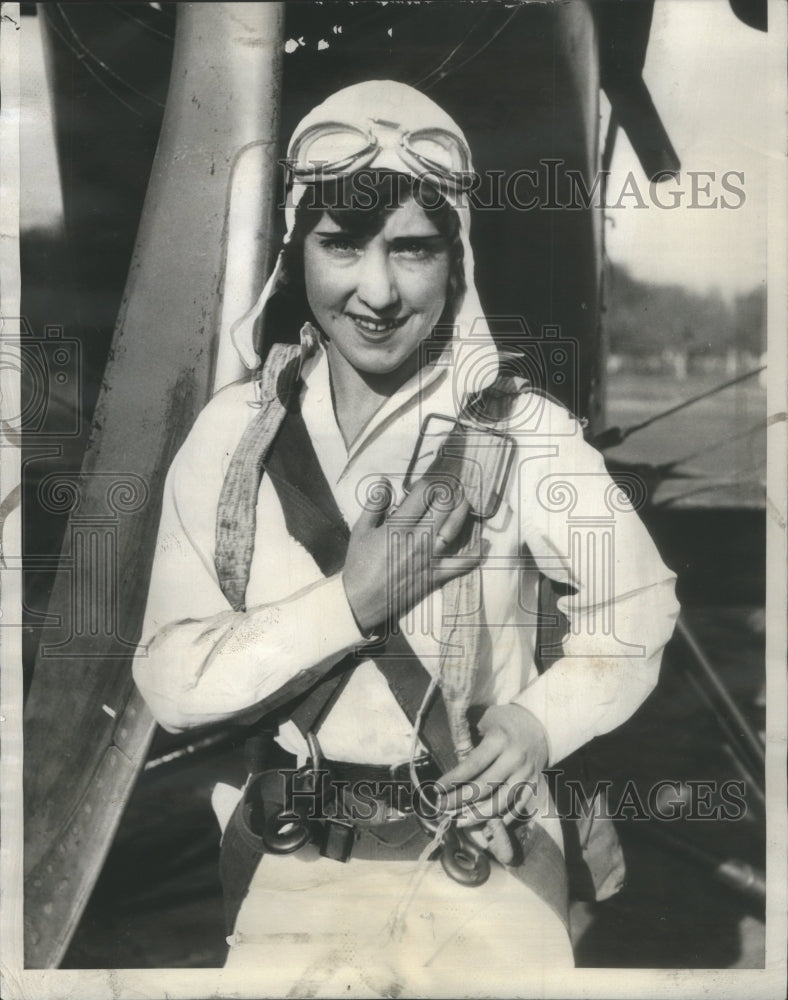 1929, Miss Billic Brown El Monte world record women - Historic Images